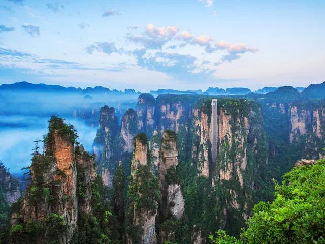 张家界 汽车去 汽车回 4天3晚 全景张家界四天