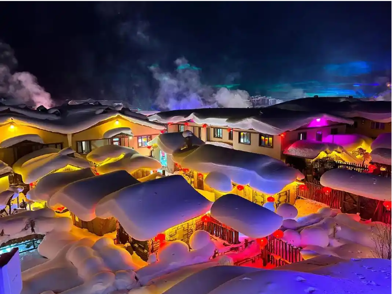 黑龙江 飞机去 飞机回  6天5晚 冰雪巡礼  哈尔滨-童话雪乡-雾凇雪岭-亚布力滑雪双飞六日游