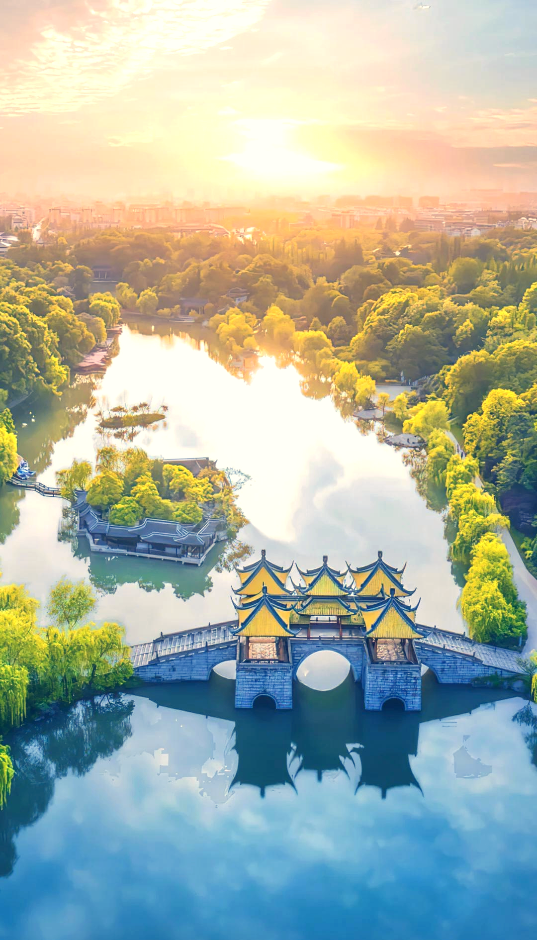 上海江苏浙江 高铁去 高铁回  6天5晚 夜宿希尔顿：大华东+扬州瘦西湖+扬州早茶双高六天