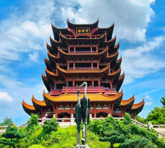 湖北 汽车去 汽车回  2天1晚 【￥299大美武汉】湖北武汉黄鹤楼+堤角公园赏樱花+东湖听涛+汉口江滩+红楼+户部巷赠送轮渡纯玩2日游